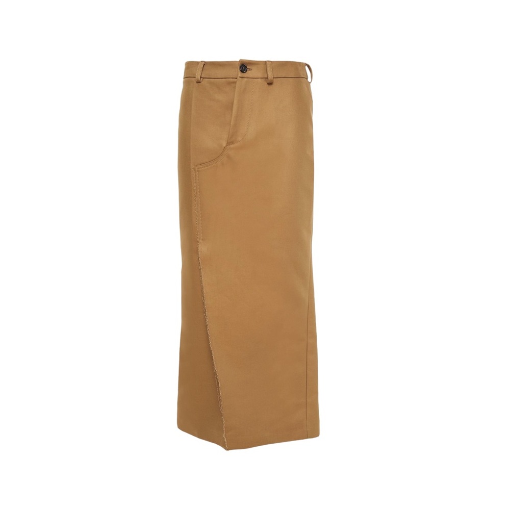 MARNI Cotton-Gabardine Midi Skirt